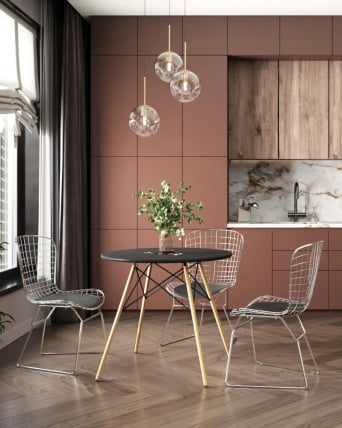 Стол круглый EAMES DSW NEW D=80 черный_7