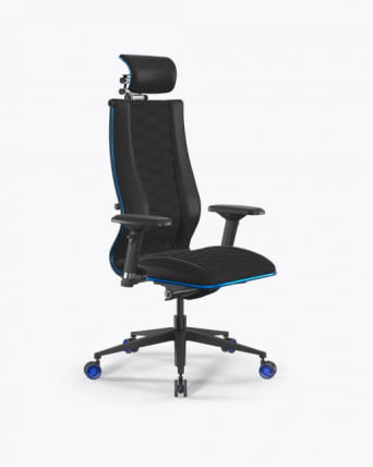 Кресло компьютерное Самураи Спасе Блуе / Samurai Space Blue_0