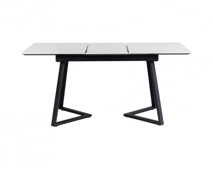 Стол Роналдо раздвиж. 140-180 Светлый мрамор/Бабочка_2