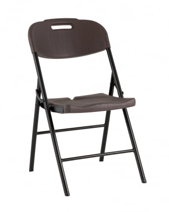 Стул складной банкетный коричневый под дерево_0