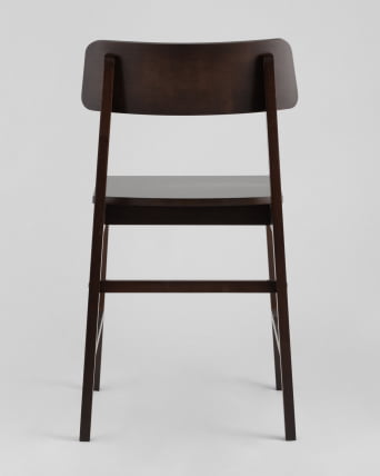 Стул ОДЕН ВООД кс2 из массива гевеи Эпрессо / ODEN WOOD x2_4