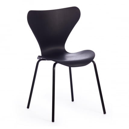 Стул Jacobsen (mod DC 102) пластик/металл, 50 х 46 х 82 см , черный 3010/черный_0