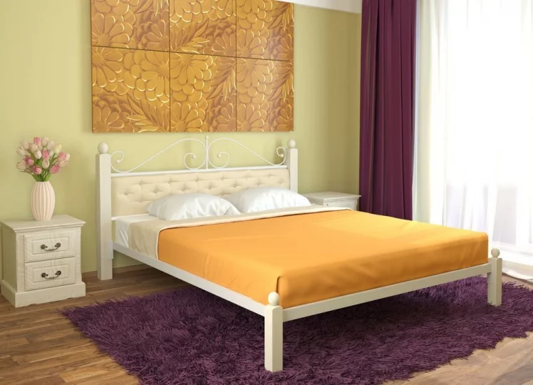 Кровать Диана Lux мягкая 1600х2000 Красная_0