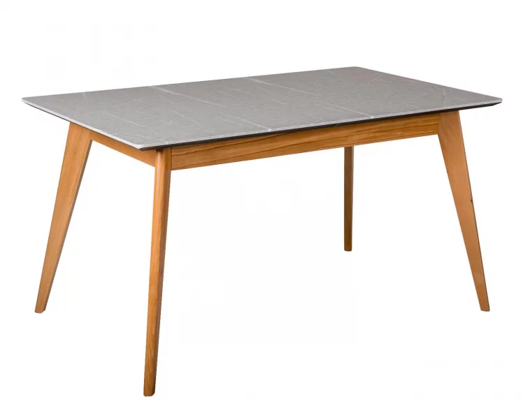 Стол раскладной Лунд 140-180 БУК-Мрамор Бьянко_2