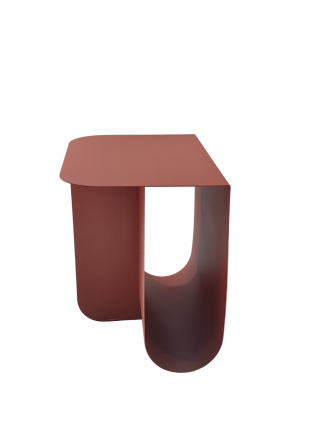 Журнальный столик Laure металл красный_2