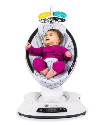 Электронное кресло-качалка 4Moms Mamaroo 4.0 Мультиплюш_1