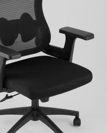 Кресло офисное TopChairs Petal черный_5