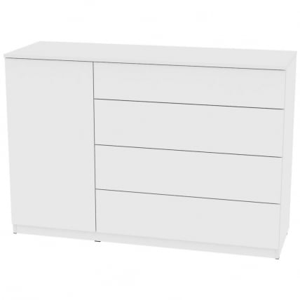 Комод Калисто(К42)923х1352х468ПУСХтоОПЕН(Белый) / Калисто(K42)923х1352х468PUSHtoOPEN(Белый)_0