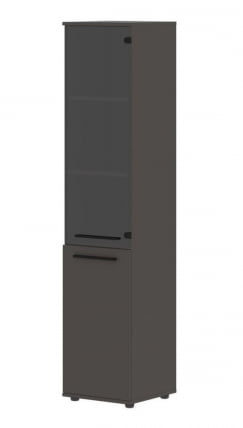 Шкаф-колонка комбинированная правая EDIS EHCS 42.2 R Мокко Черный Мокко_0