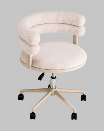 Стул офисный Ponty светло-серый серые ножки_11