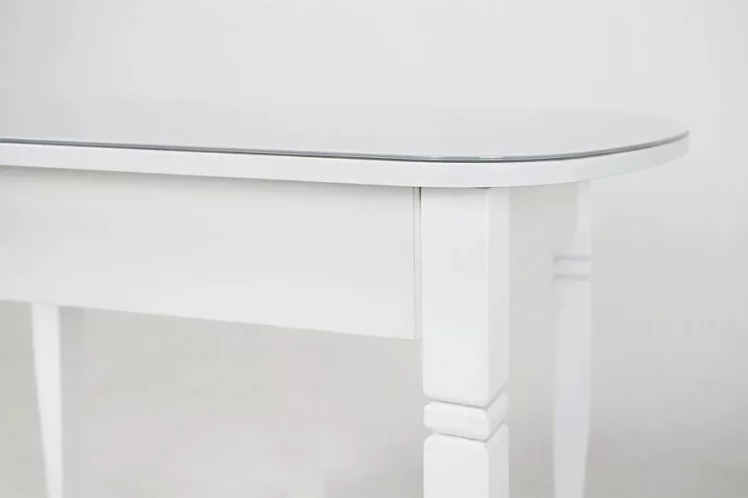 Стол Хоста-2 с резными опорами Белый Анкор светлый_2