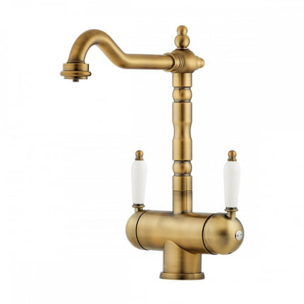 Смеситель Омоикири Амагасаки-Аб Латунь/Античная Латунь / Omoikiri Amagasaki-Ab_0