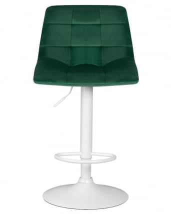 Стул барный DOBRIN TAILOR WHITE (зеленый велюр (MJ9-88)) 2 шт_6