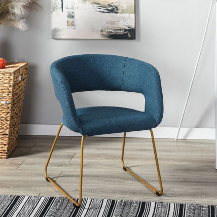 Кресло Hugs К синий/Линк золото_5