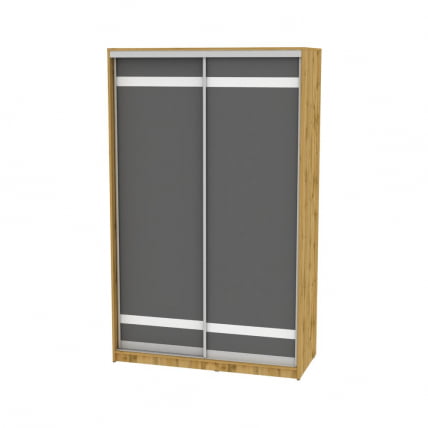 Шкаф-купе B-230х135х60-1(ДВ-Графит-D9D9)_0