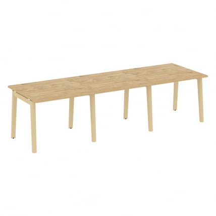 Стол переговорный (3 столешницы) ONIX WOOD OW.PRG-3.1 Тиквуд Светлый/Светлый_0