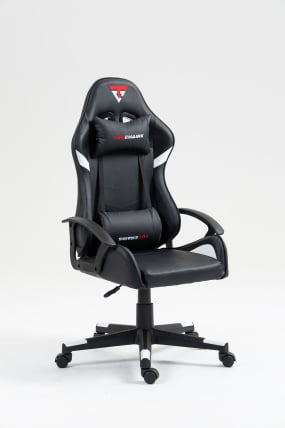 Кресло спортивное ТопЧаирс Варден черно-белый / TopChairs Warden_1