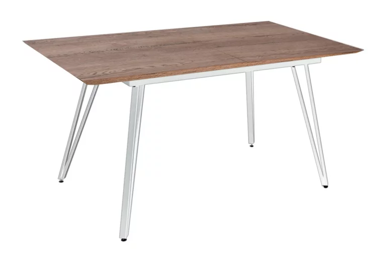 Стол раскладной Диего 140-180 white Галифакс Табак_0