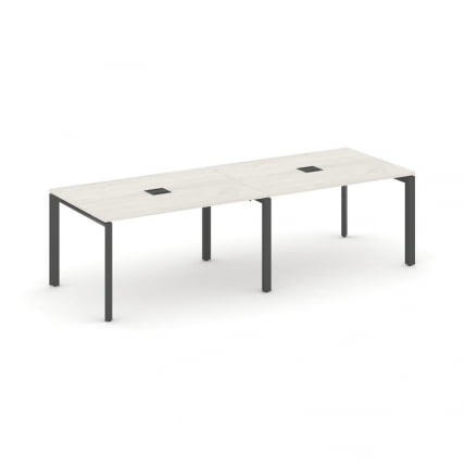 Стол переговорный Стайл Проджект СН-59П.СПРГ-013 Дуб Наварра/Металл Антрацит 2760*980*750 / SN-59P.SPRG-013_0