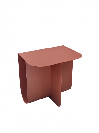 Журнальный столик Laure металл красный_3