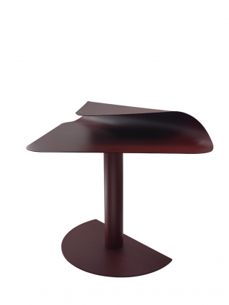 Журнальный столик Cornea металл бордовый_1