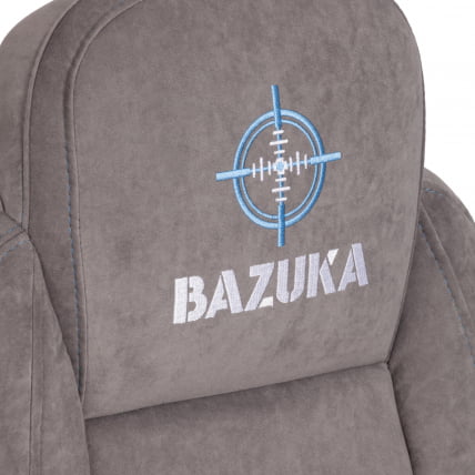 Кресло BAZUKA флок , серый, 29_12