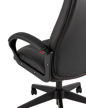 Геймерское кресло TopChairs ST-CYBER 8 RED черный/красный_6