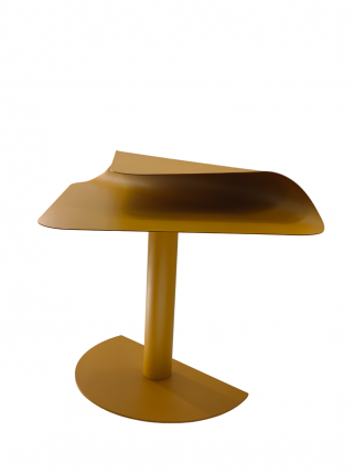 Журнальный столик Cornea металл желтый_0