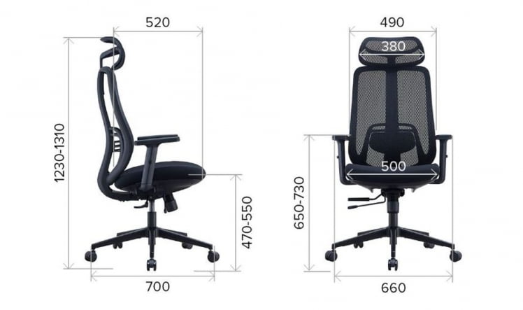 Кресло Еверпроф ЕП-830 Греи Сетка Серый / Everprof EP-830 Grey_7