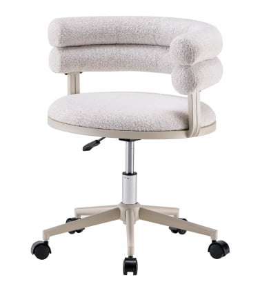 Стул офисный Ponty светло-серый серые ножки_0