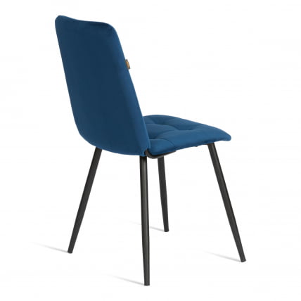 Стул обеденный Asti велюр, 47х54х86, Blue (синий)_2