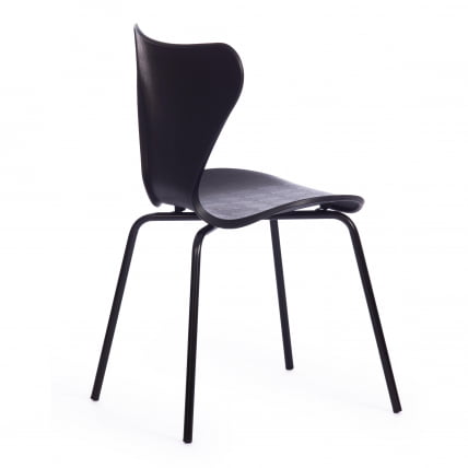 Стул Jacobsen (mod DC 102) пластик/металл, 50 х 46 х 82 см , черный 3010/черный_2