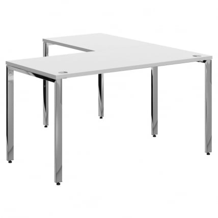 Стол угловой левый XTEN GLOSS XGCT 1415 L Белый_0