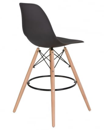 Стул барный DOBRIN DSW BAR (ножки светлый бук, цвет темно-серый (GR-04)) 2 шт_4