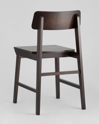 Стул ОДЕН ВООД кс2 из массива гевеи Эпрессо / ODEN WOOD x2_5