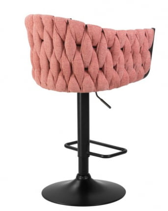 Стул барный DOBRIN LEON (розовая ткань (LAR 275-10)) 2 шт_5