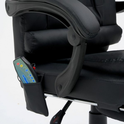 Кресло офисное CROMEX (КРОМЕКС) Lounge MS-007 экокожа черное_16