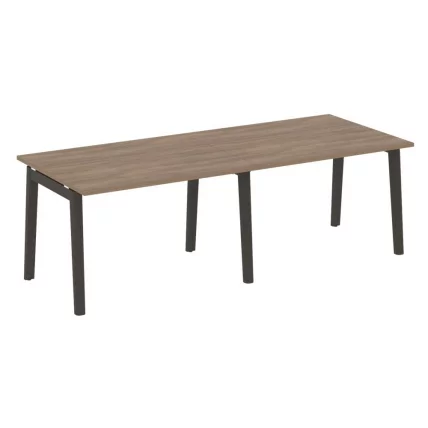 Стол переговорный (2 столешницы) ONIX WOOD OW.PRG-2.2 Дуб Аризона/Темный_0