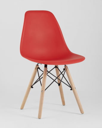 Стул Еамес Стйле ДСВ красный 4 шт. комплект (разборный каркас) / Eames Style DSW_1