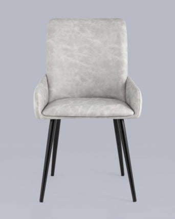 Стул Мюнхен искусственная замша Светло-серый_1