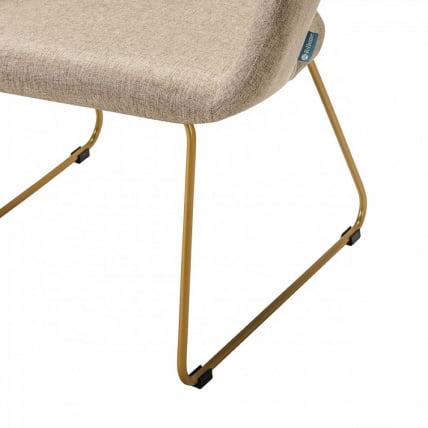 Кресло Hugs К beige/Линк золото_2