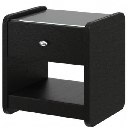 Тумба прикроватная с 1 ящиком №2 Белая_0