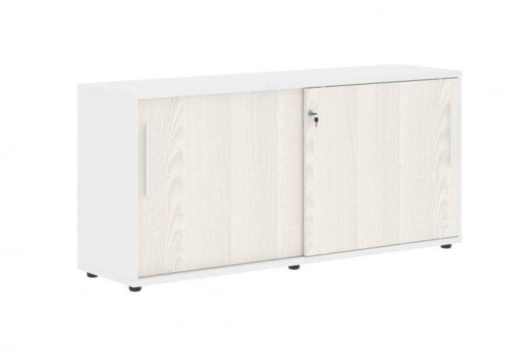 Шкаф с дверьми-купе EDIS ELC 1643 Ясень Траун Белый Белый_0