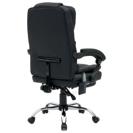 Кресло офисное CROMEX (КРОМЕКС) Lounge MS-007 экокожа черное_7