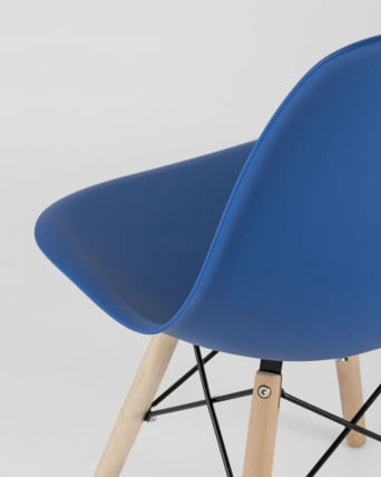 Стул Eames DSW 4 шт. Синий_10