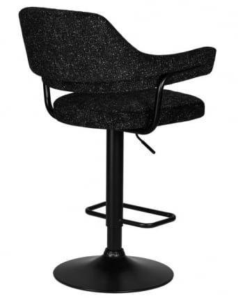 Стул барный DOBRIN CHARLY BLACK (черный твид (LEO18)) 2 шт_4