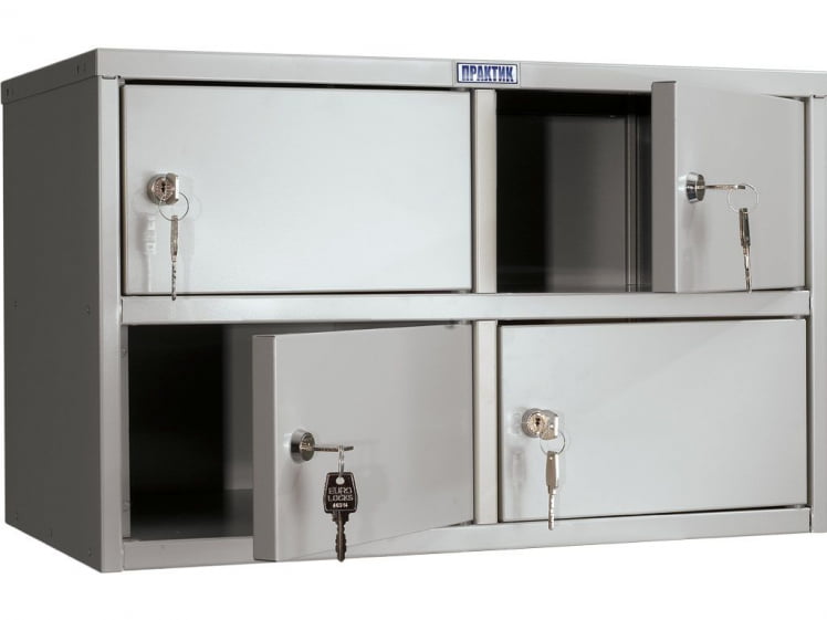 Индивидуальный шкаф кассира металлический AMB-30/4_0