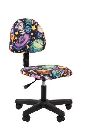 Детское кресло CХАИРМАН КИДС 104 Блаcк НЛО / CHAIRMAN KIDS Black_0