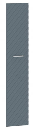 Дверь высокая Torr LUX TLHD 42-1 Серо-голубая_0