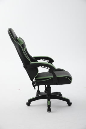 Кресло спортивное TopChairs Shadow черно-зеленый_4